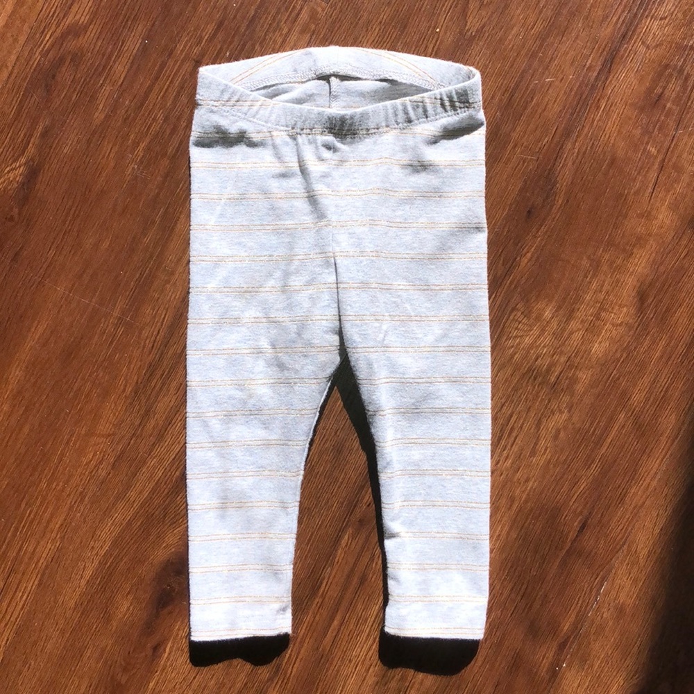 BABY GIRL GREY LEGGINGS / 18M